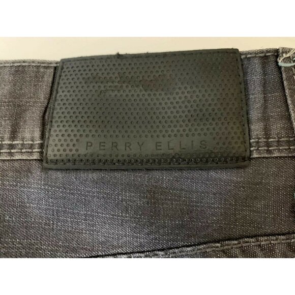 Perry Ellis America Men’s Sz 38 X 32 Black Denim Jeans‎ Cotton Blend - Picture 5 of 9